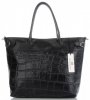 GEANȚĂ DIN PIELE shopper bag Vittoria Gotti negru V691622